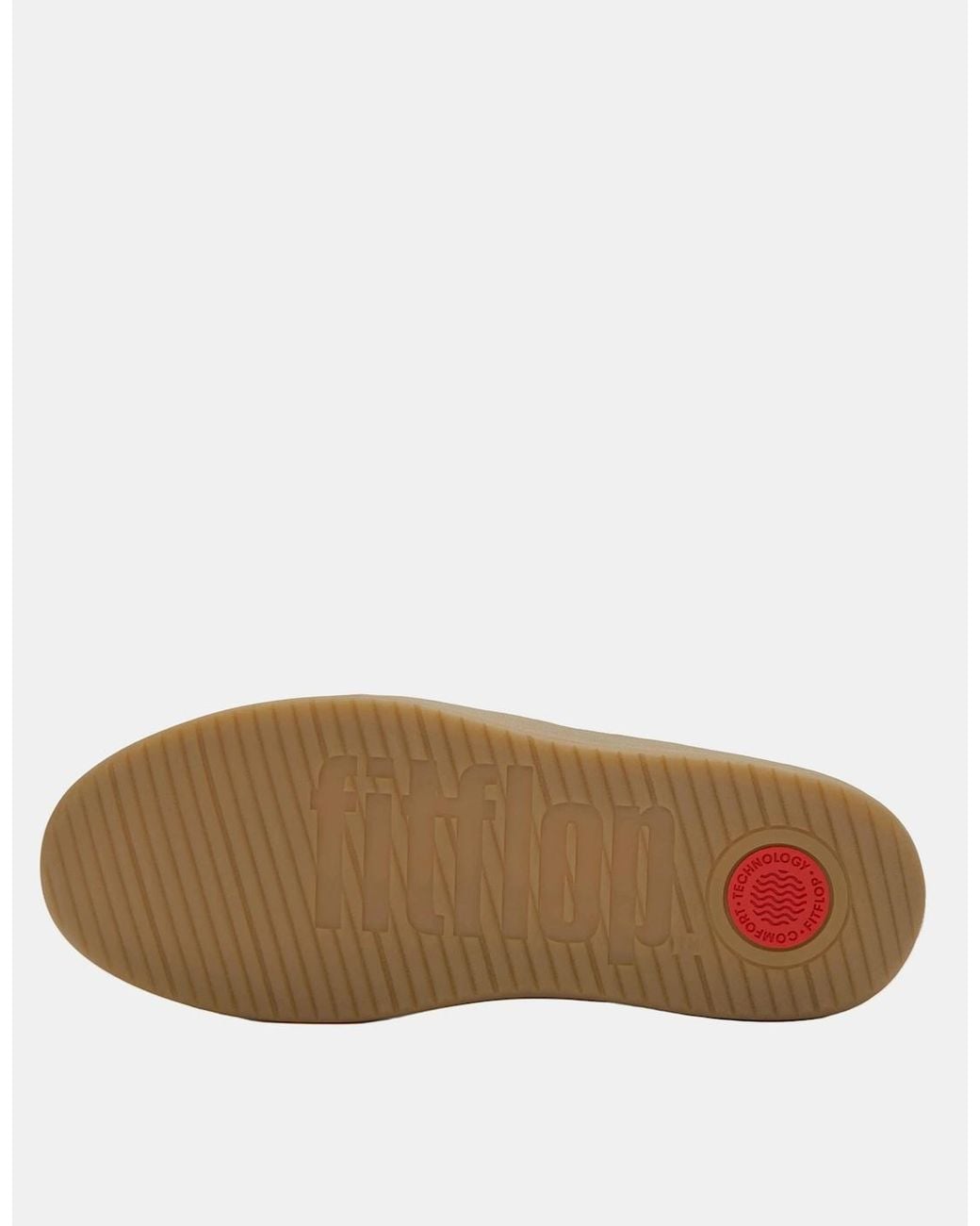 Fitflop White The Dash T-Toe Suede Sneakers