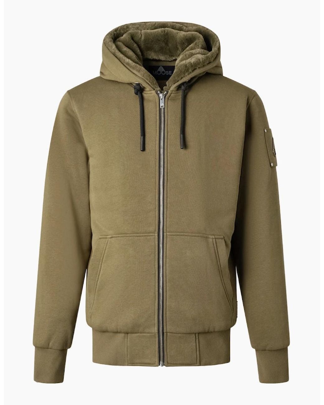 Moose Knuckles Green Classic Bunny Hoody 2018 Comabt for men