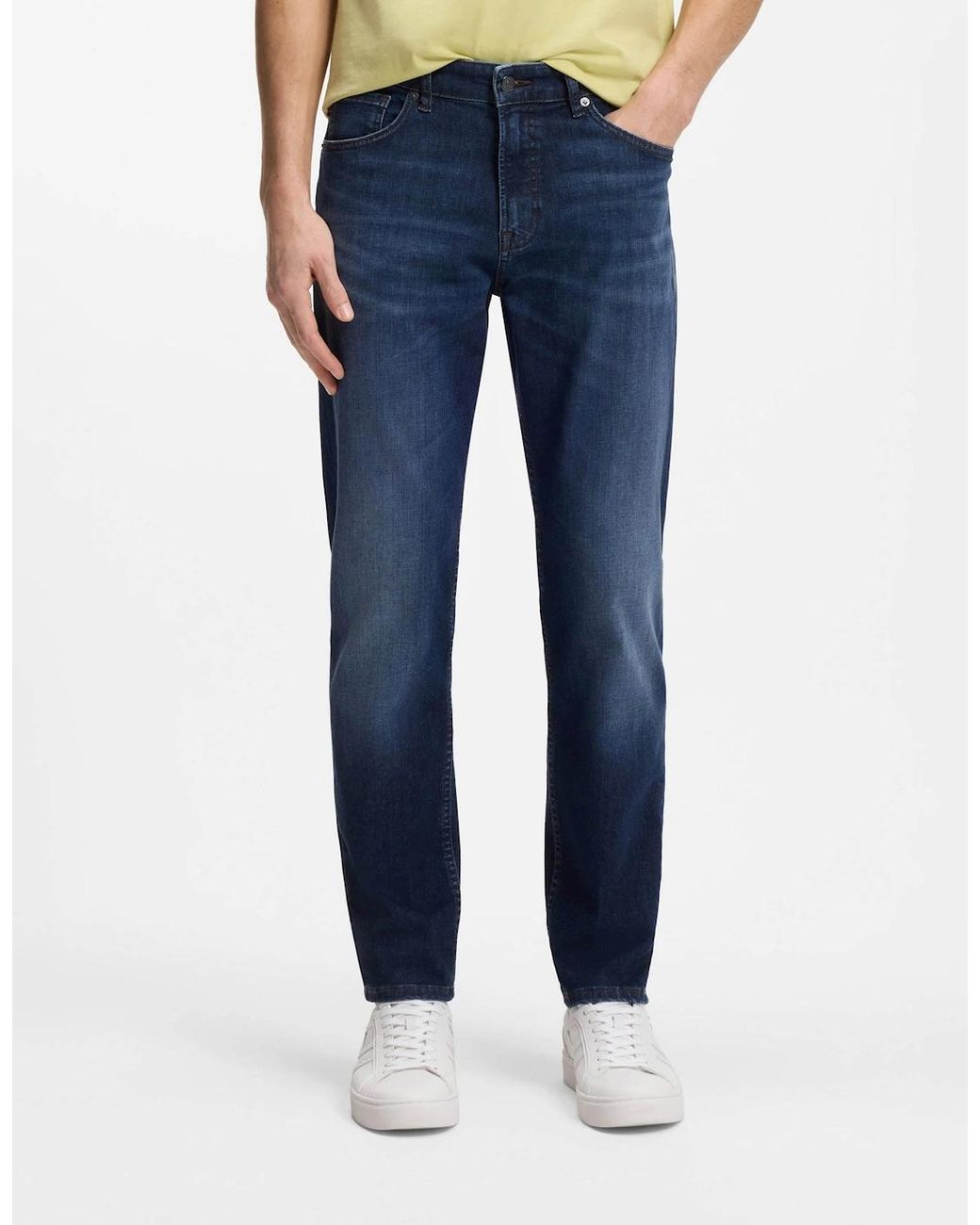 Boss Blue Boss Maine Regular-Fit Jeans for men