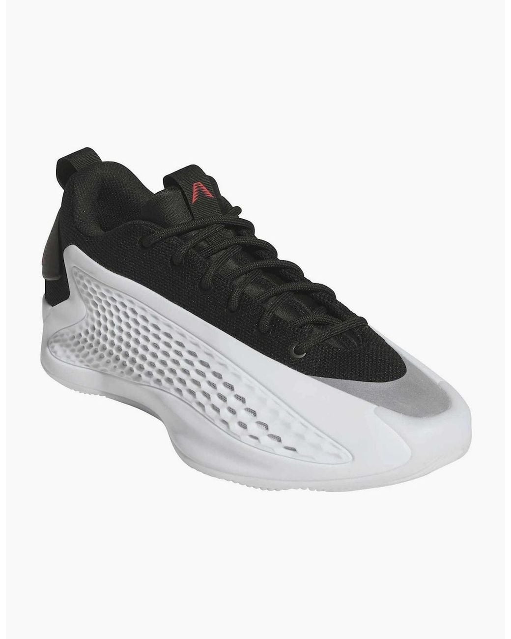 Adidas Black Anthony Edwards Textured Lace Up Road Sneakers for men