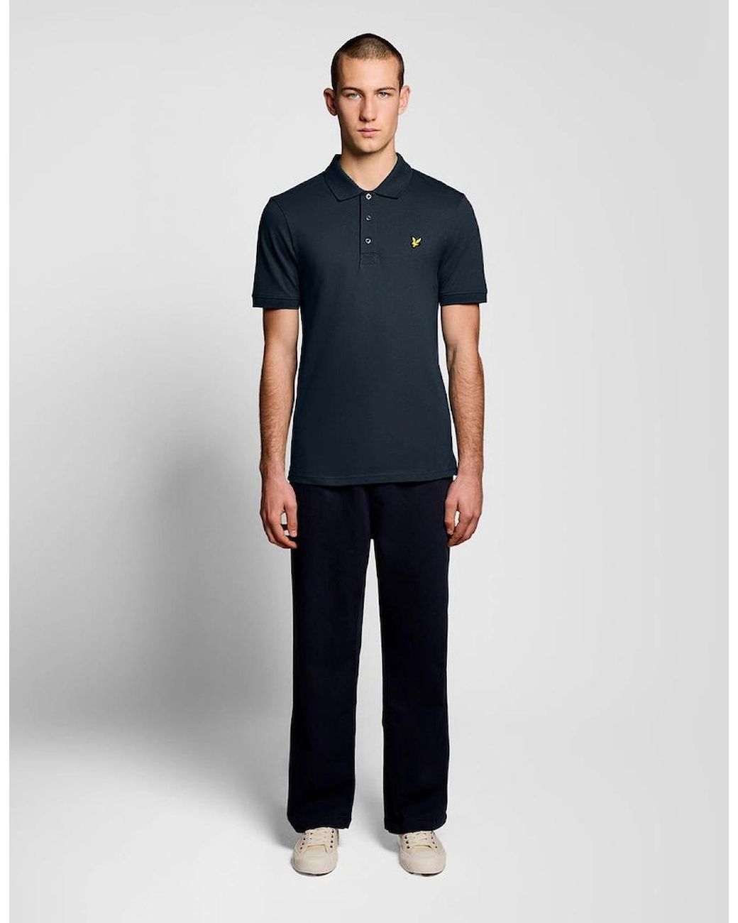 Lyle & Scott Blue Everyday Cotton Polo Shirt for men