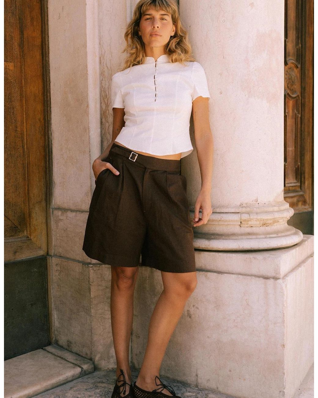 No Emotions UK Brown The Elle Shorts
