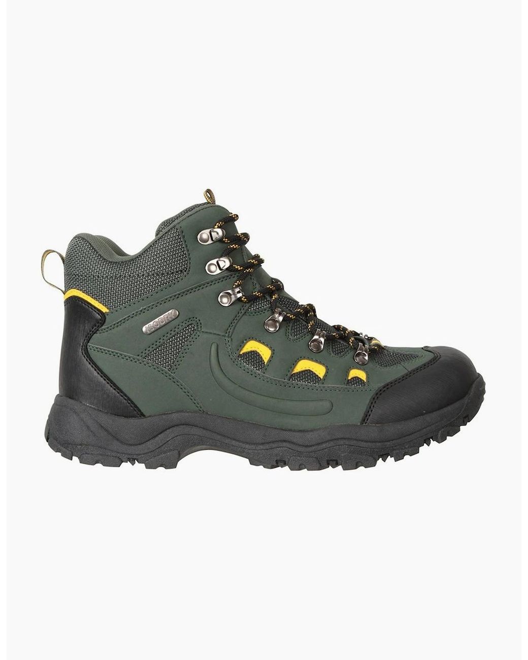 Mountain Warehouse Black Adventurer Waterproof Hiking Boots for men