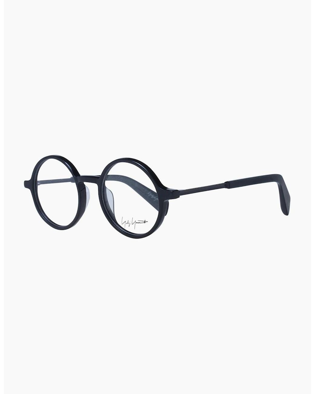 Yohji Yamamoto Black Optical Frame Yy1006 002 47 for men