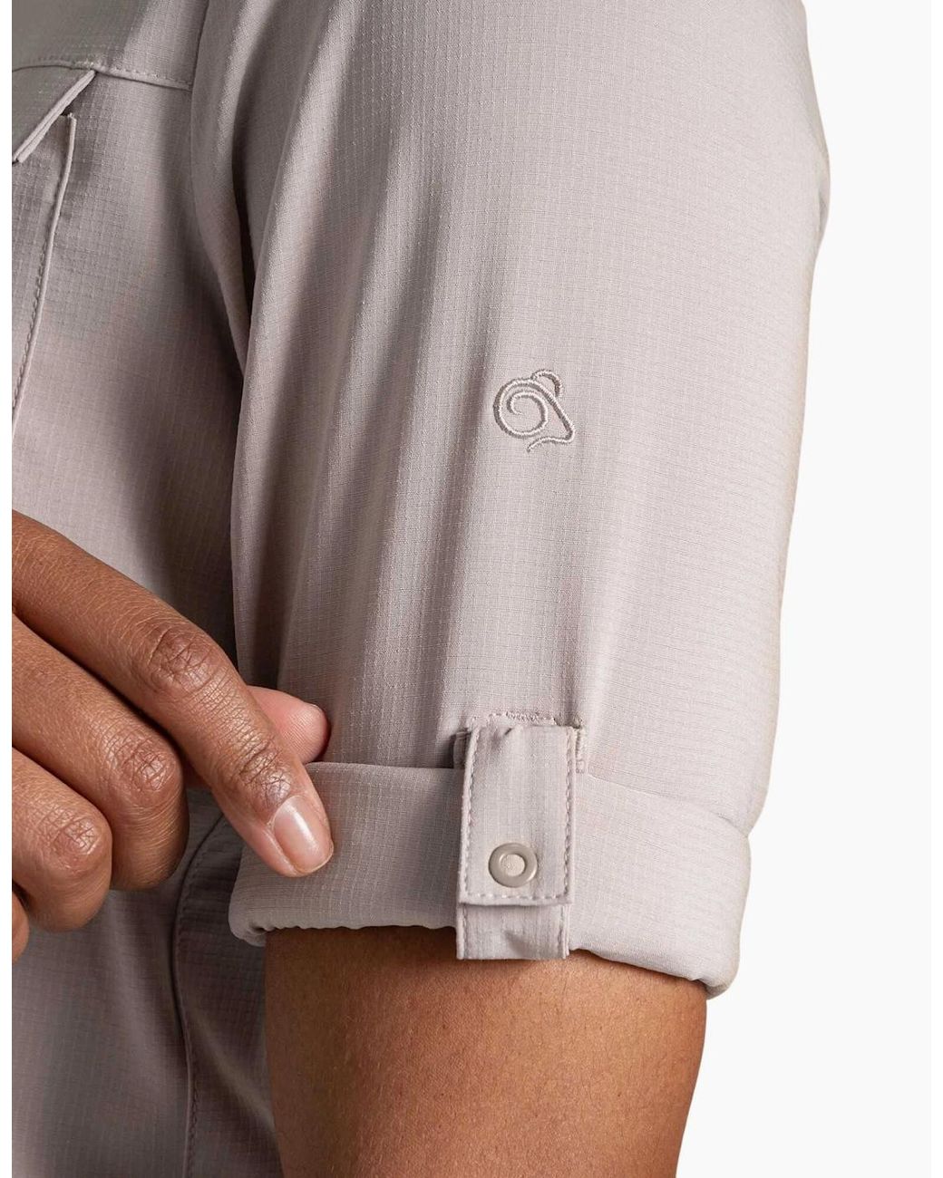 Craghoppers Gray Ladies Nosilife Pro Iii Nosilife Long-Sleeved Shirt