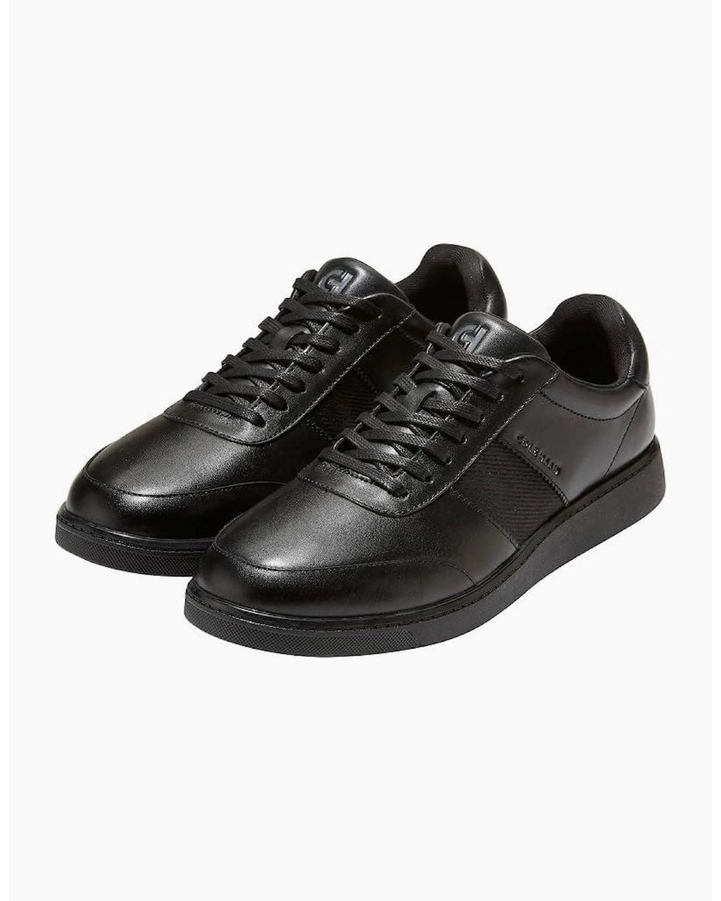Cole Haan Black Grand Crosscourt Gates Leather Trainers for men