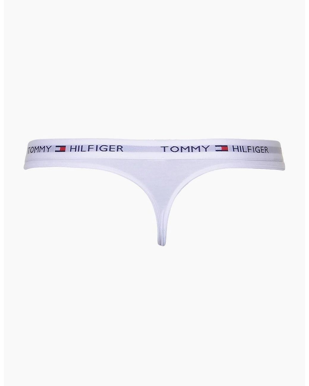 Tommy Hilfiger Blue Iconic Cotton Thong