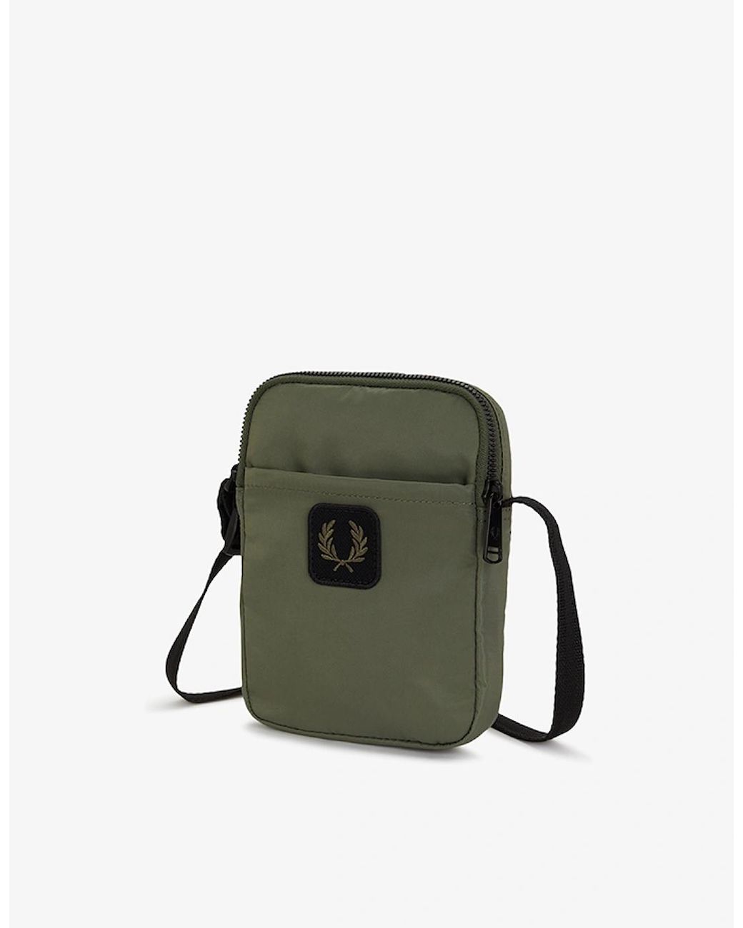 Fred Perry Blue Crinkle Nylon Small Side Bag