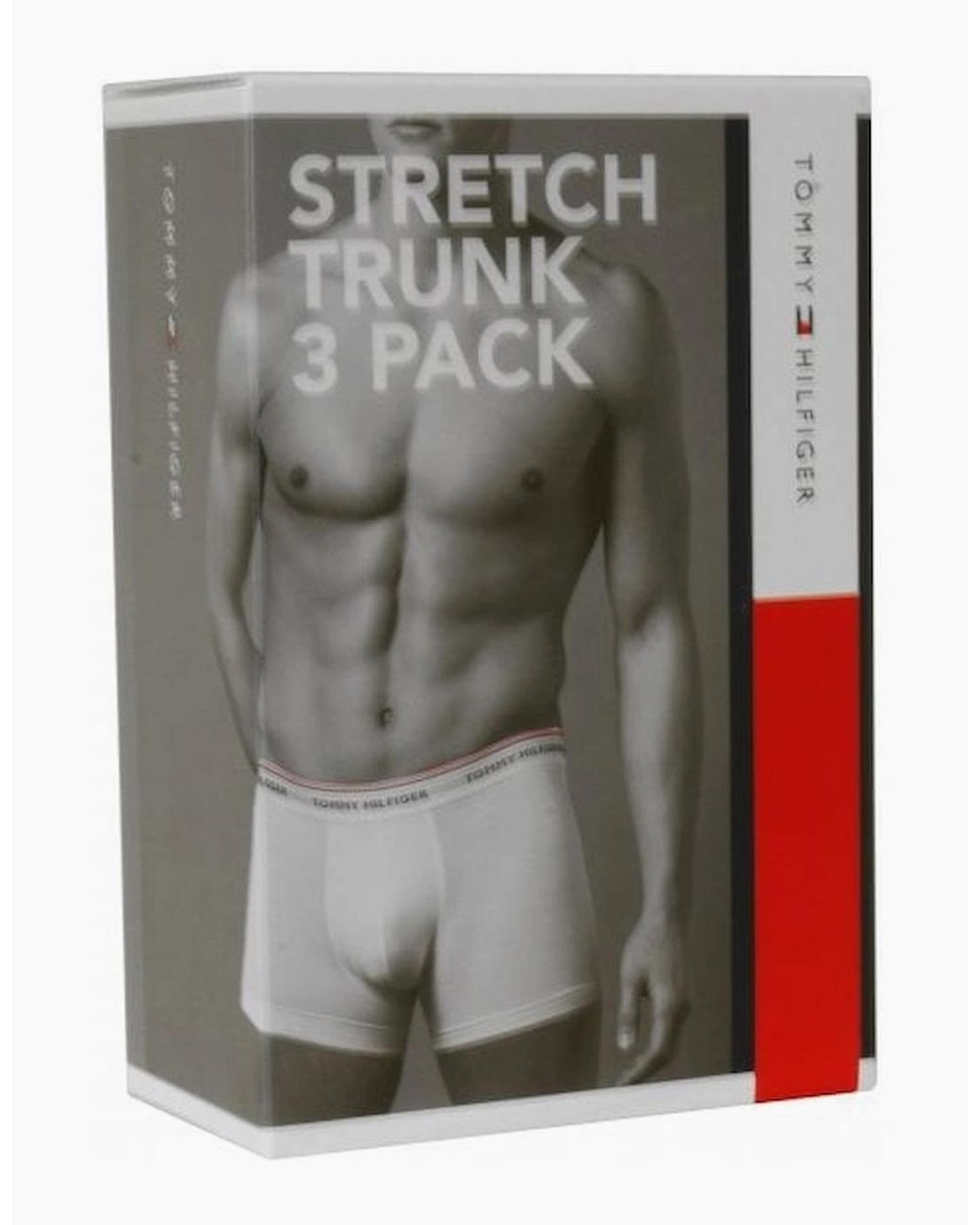 Tommy Hilfiger Red 3-Pack Premium Essentials Boxer Trunks for men