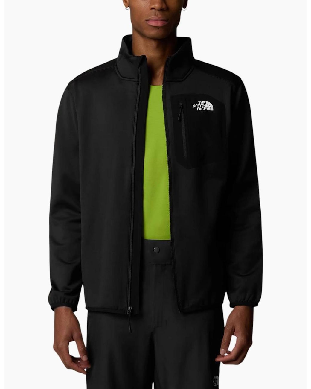 The North Face Black Jacket M Crest Full Zip Fleece Jacket Sportswear for men