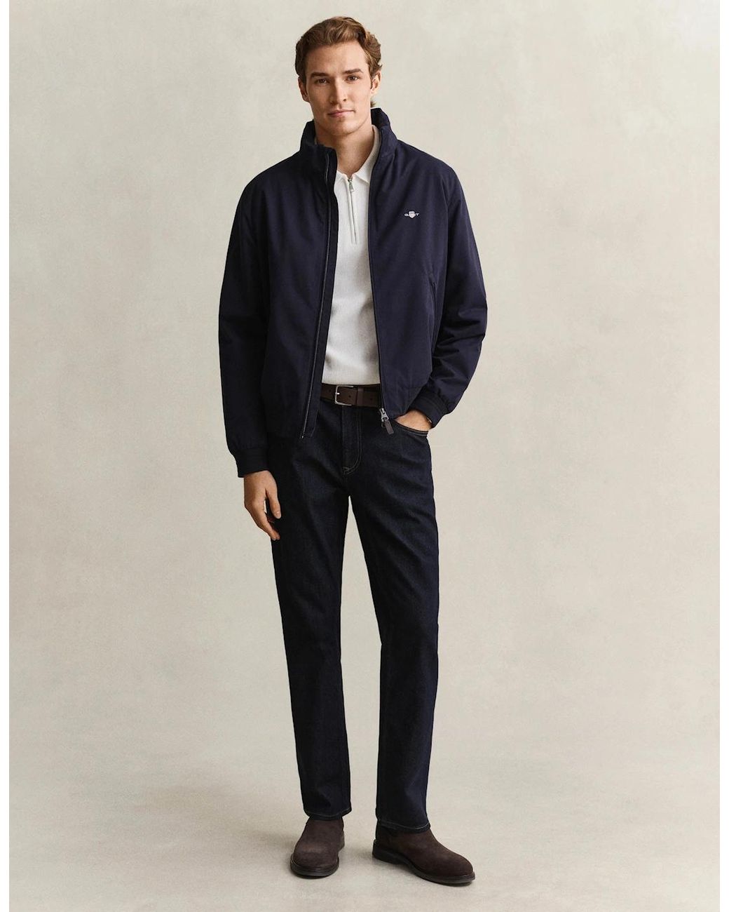 Gant Blue Classic Regular Fit Jeans for men
