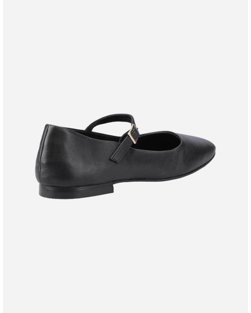Hush Puppies Black Pasha Leather Leather Shoes