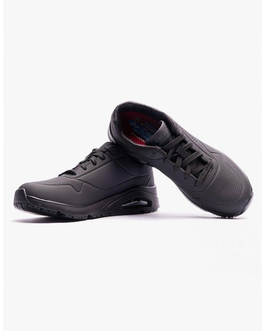 Skechers Black Work 108021Ec Uno Sr Occupational Trainers