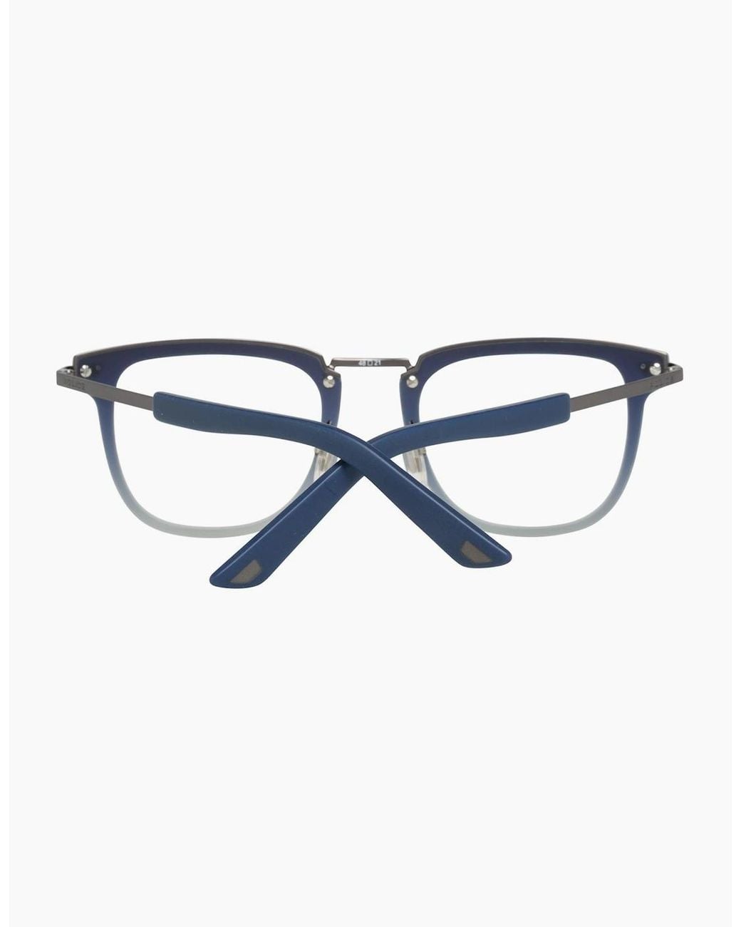 Police Blue Optical Frame Vpl566 0627 48 for men