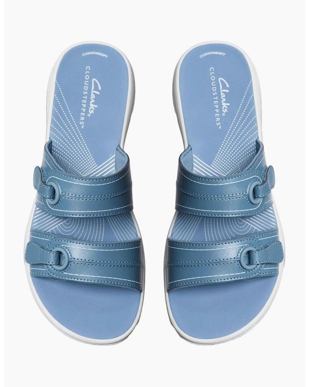 Clarks Blue Brinkley Maye Sandals