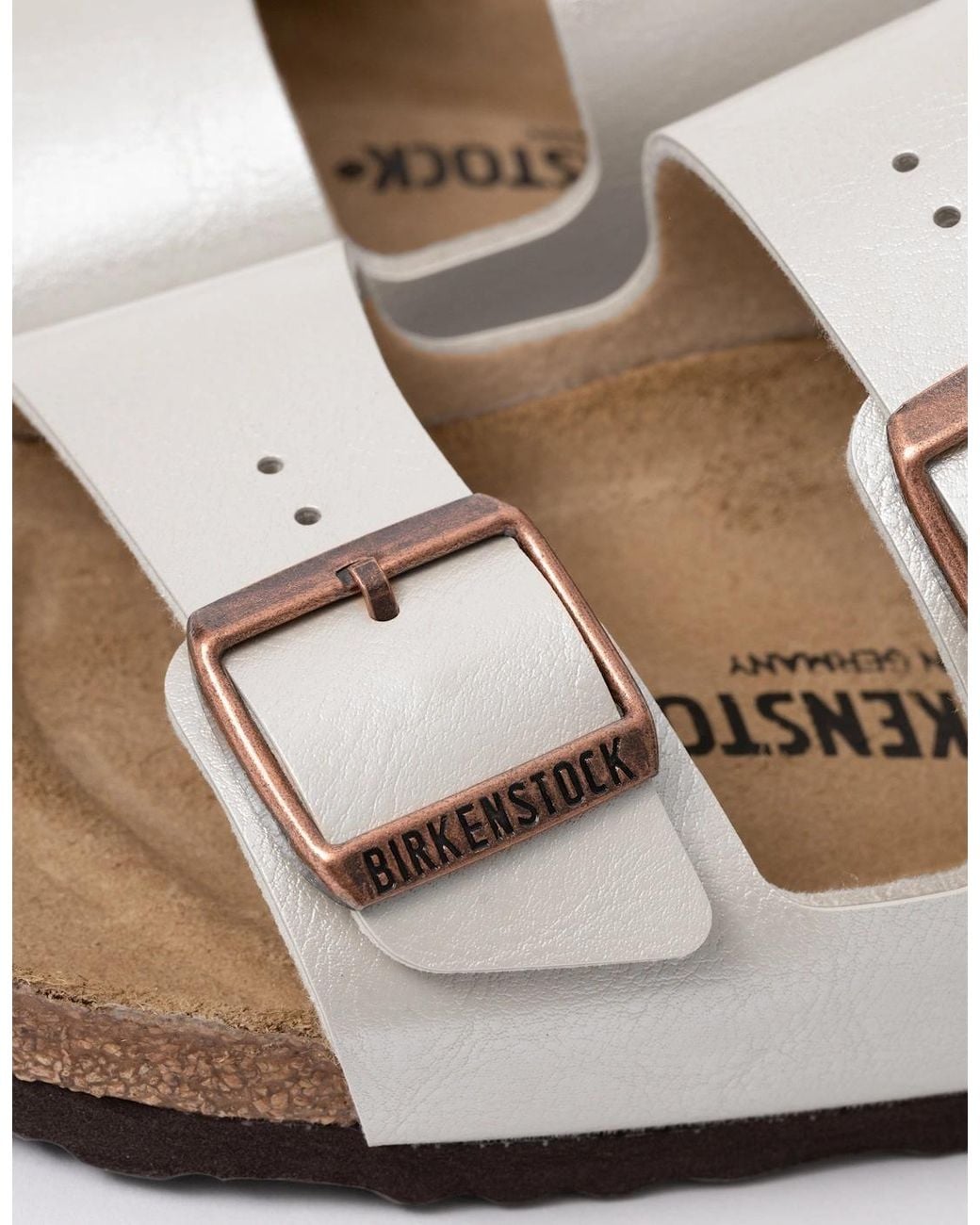 Birkenstock Arizona White Bf Sandals