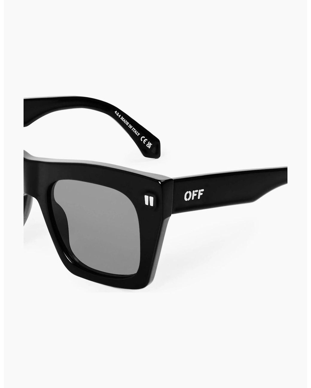 Off-White c/o Virgil Abloh Black Off Selma Sunglasses for men
