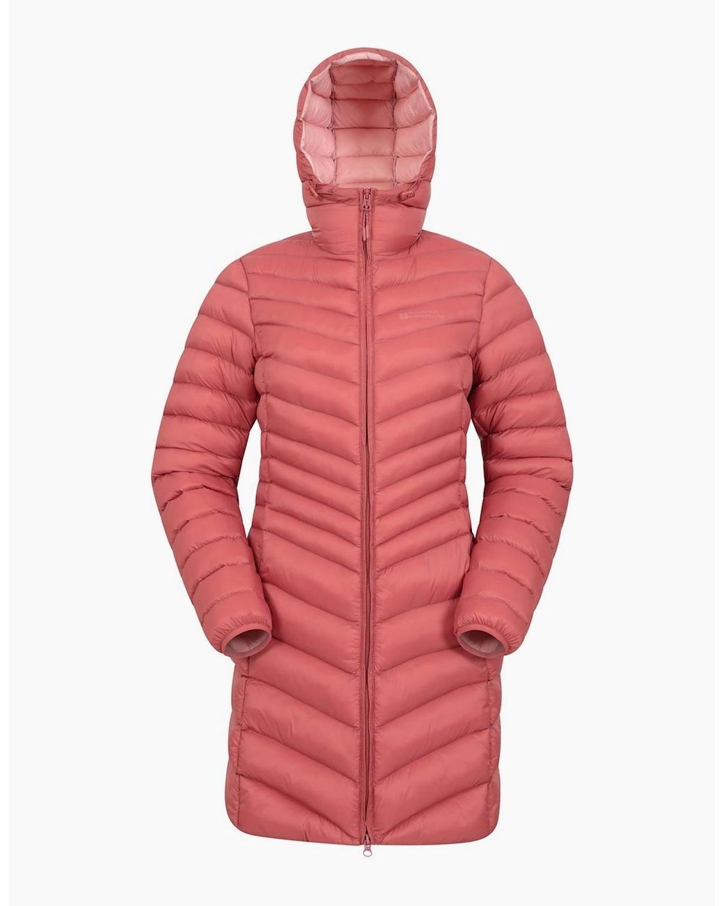 Mountain Warehouse Red Ladies Florence Long Padded Jacket