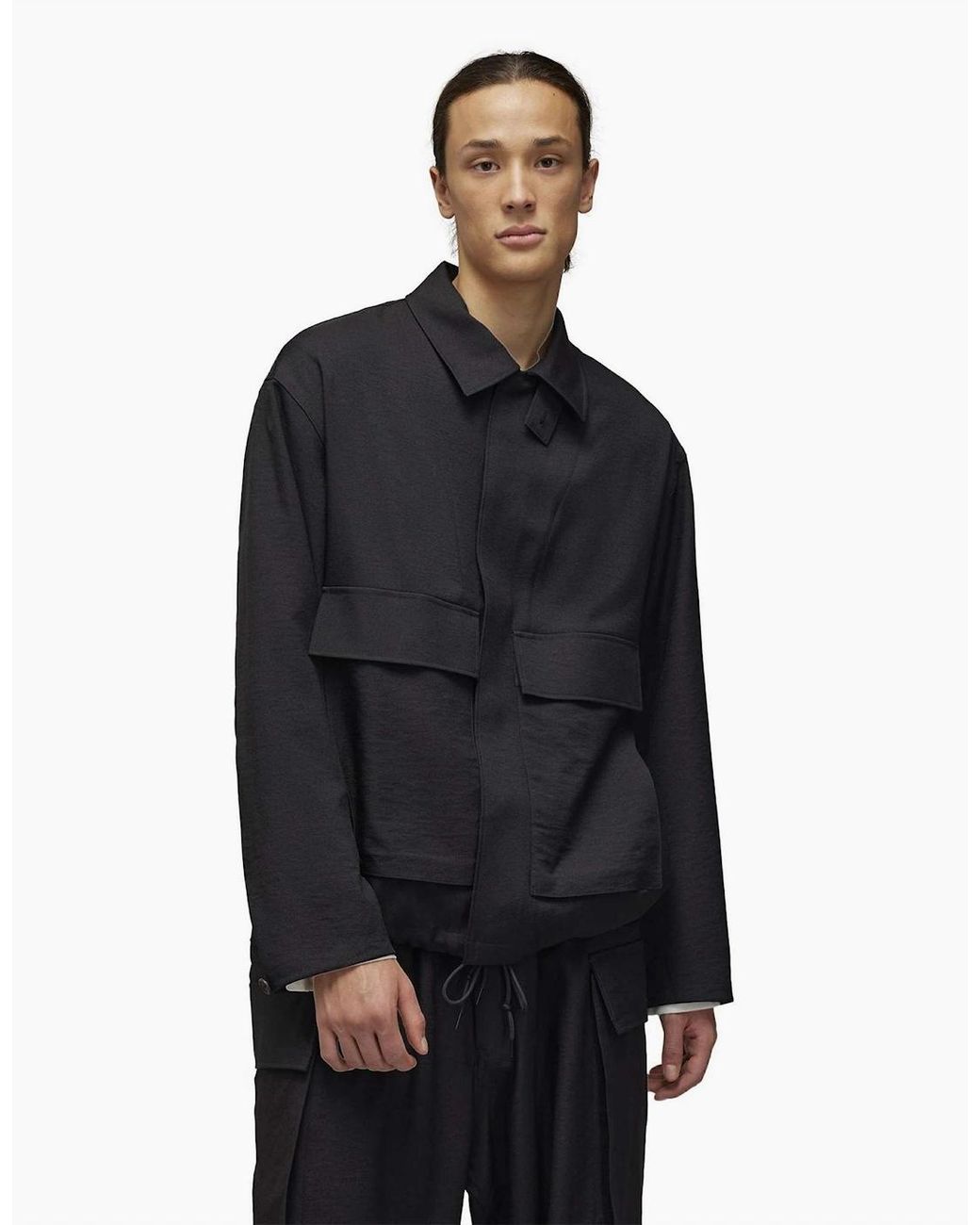 Y-3 Blue Sport Uniform Coach Jacket for men