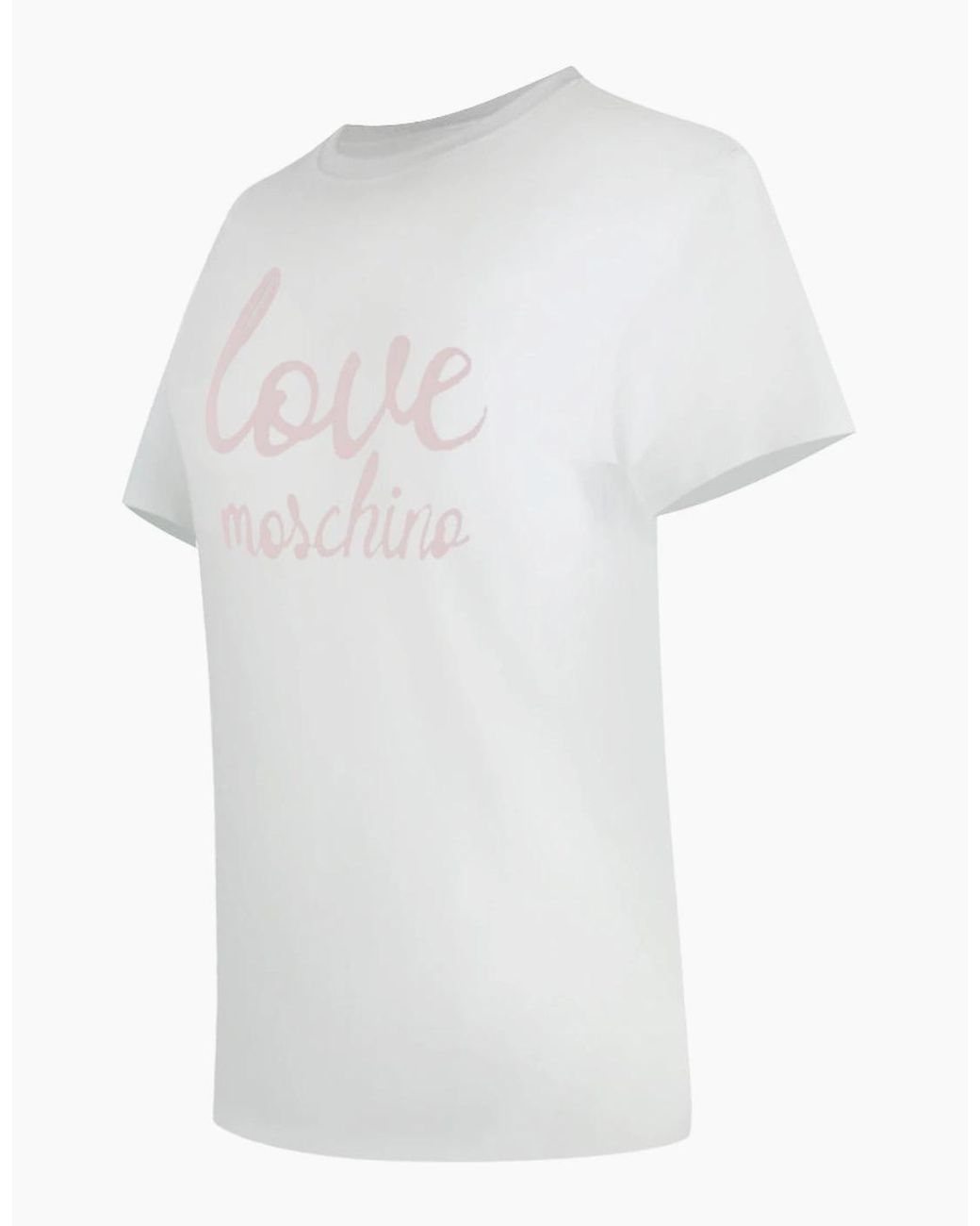 Love Moschino White Bold Logo T-Shirt
