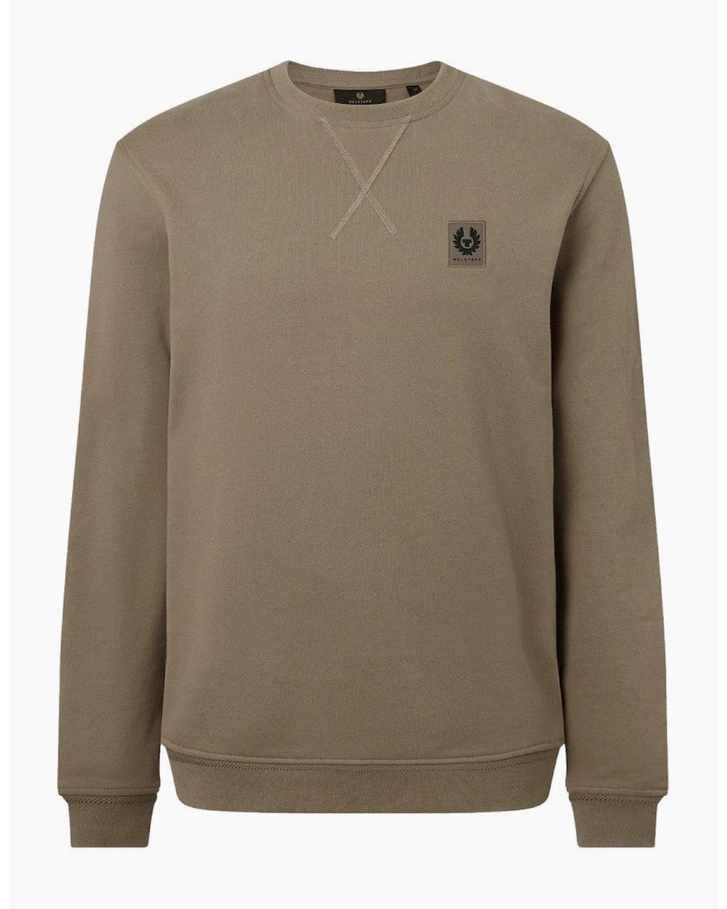 Belstaff Brown Sweatshirt Dusty Taupe for men