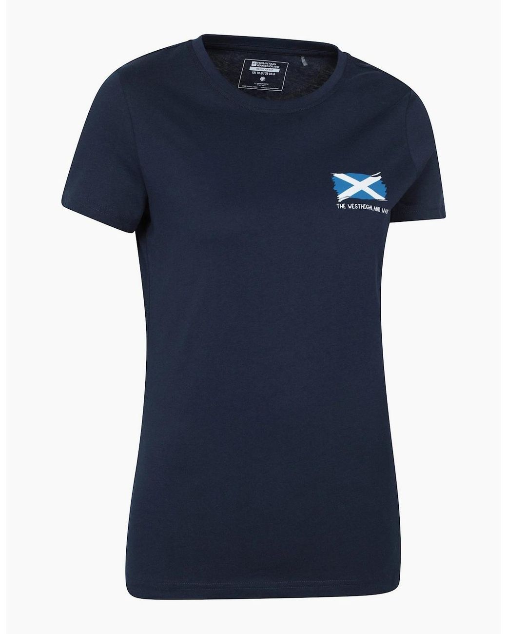 Mountain Warehouse Blue Ladies West Highland Way T-Shirt