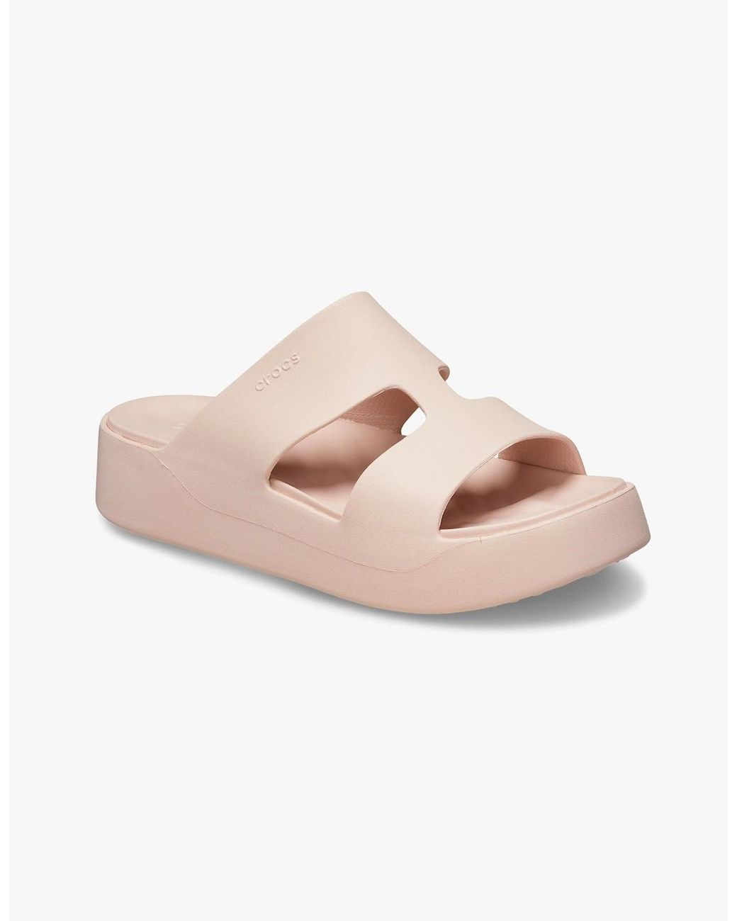 CROCSTM Pink Blush Getaway Platform Heeled Sandals
