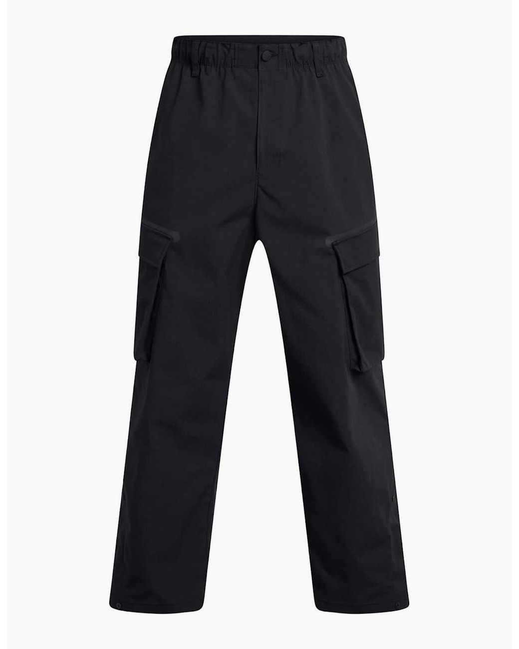 Under Armour Blue Solid Patterned Wide Leg Utility Cargo for men