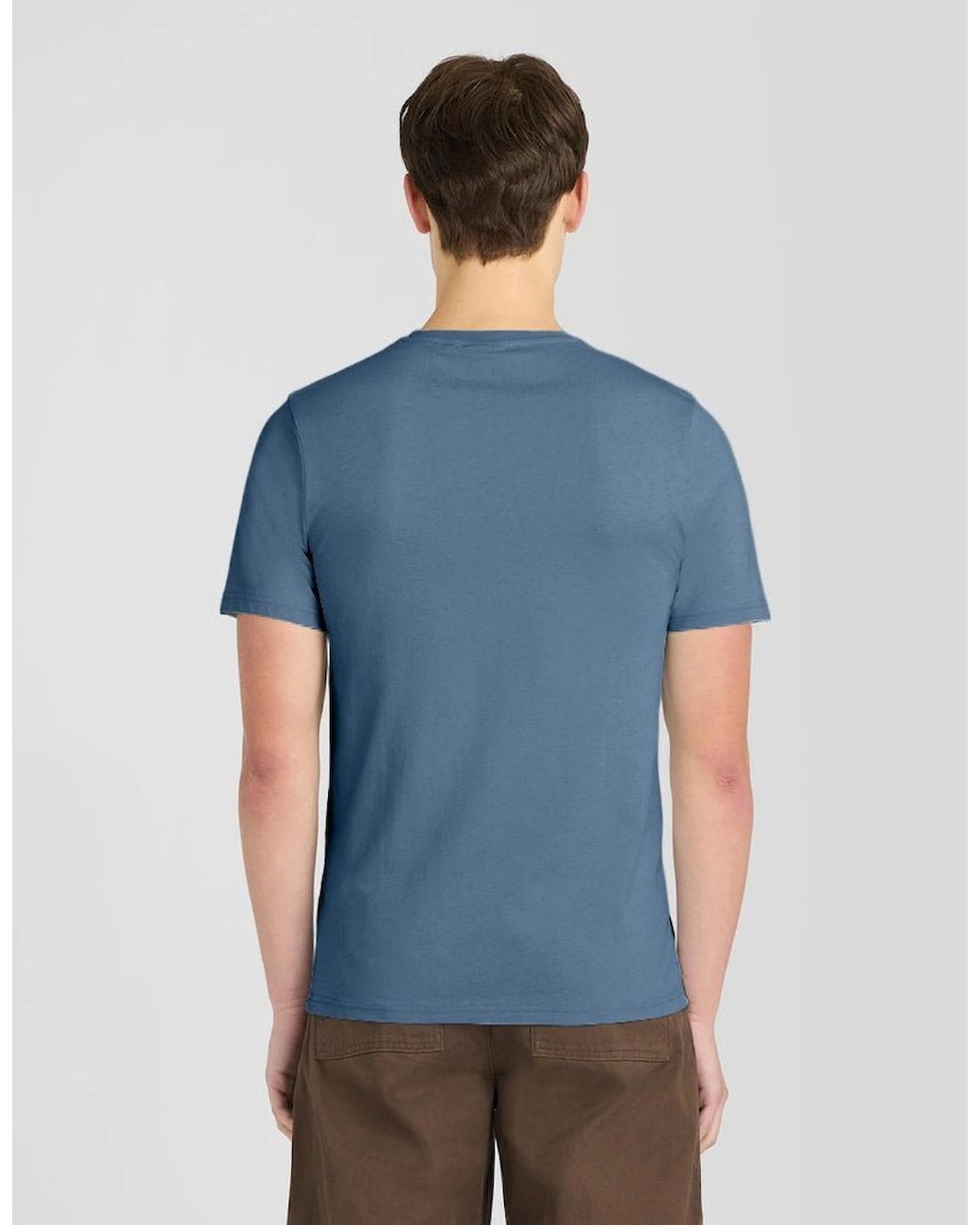 Lyle & Scott Blue Everyday Cotton Crew Neck T-Shirt for men