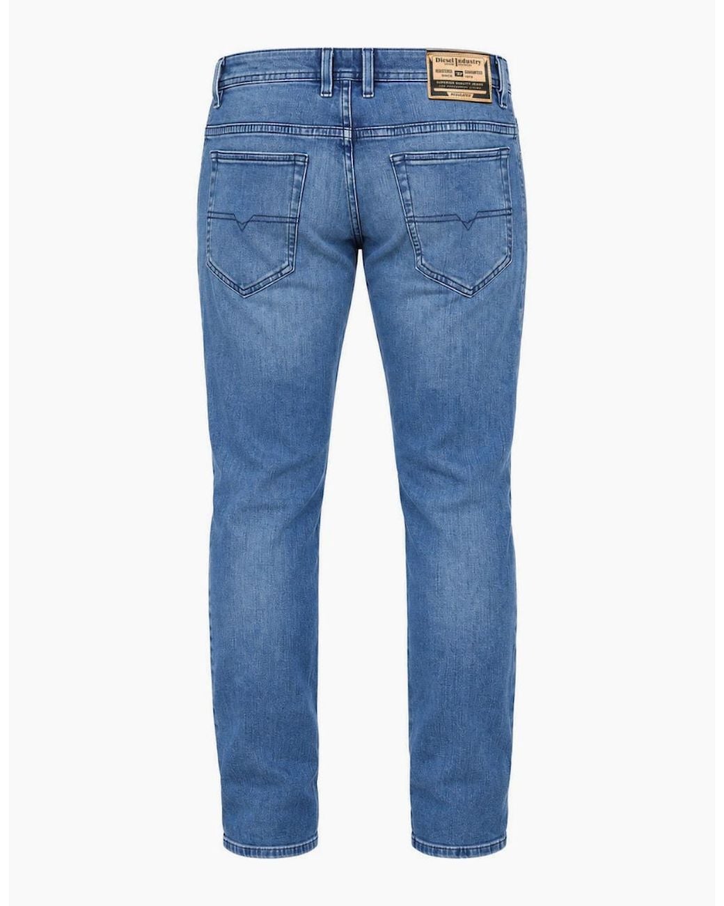 DIESEL Blue Thommer-R Faded Jeans for men