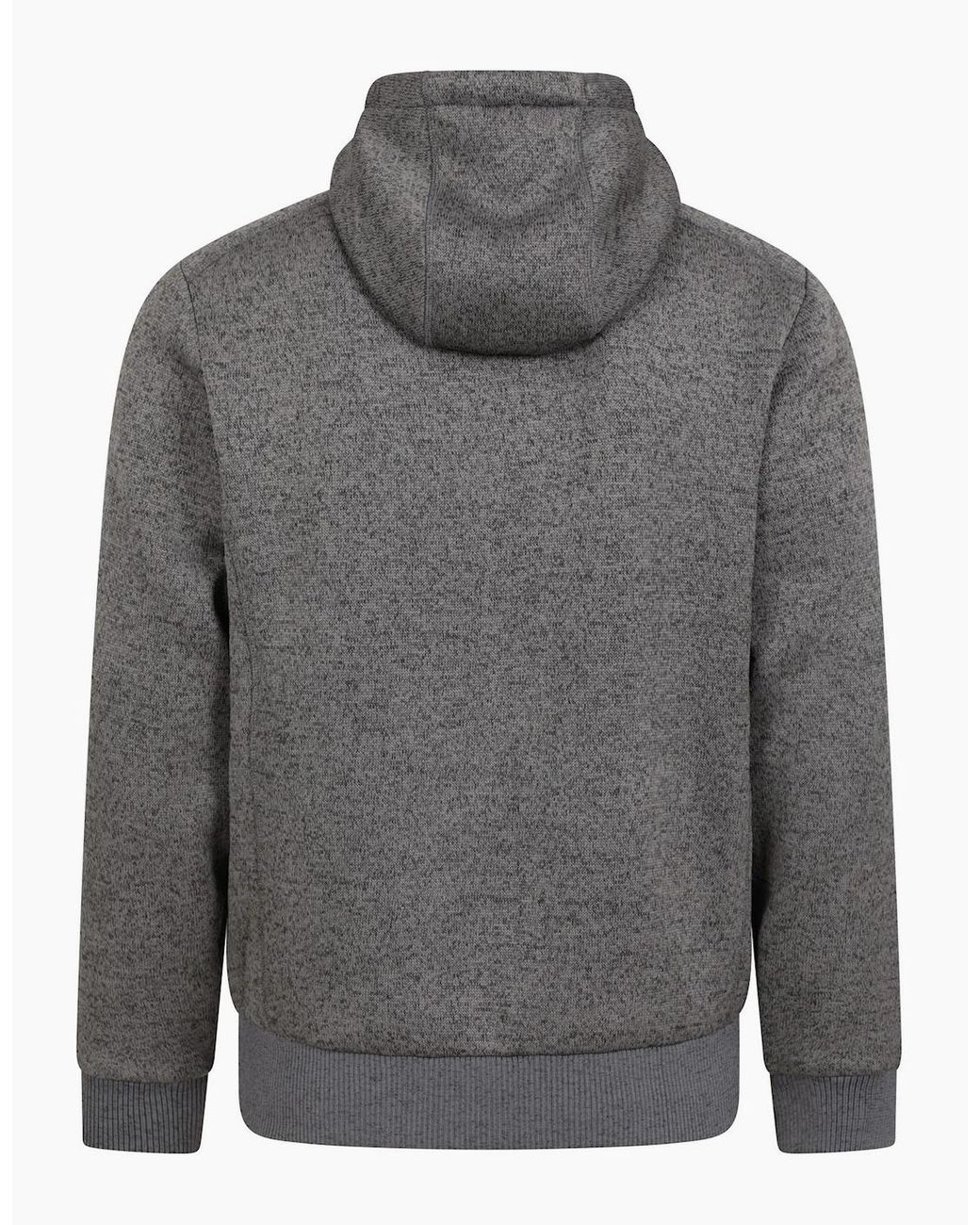 Mountain Warehouse Gray Nevis Ii Faux Fur Hoodie for men