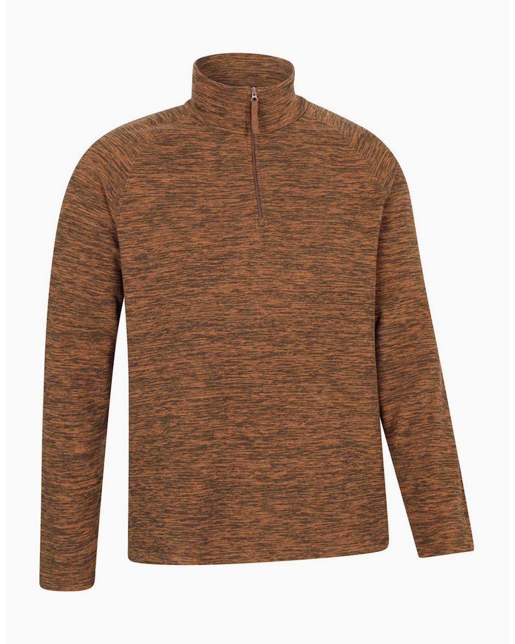 Mountain Warehouse Brown Snowdon Ii Fleece Top for men