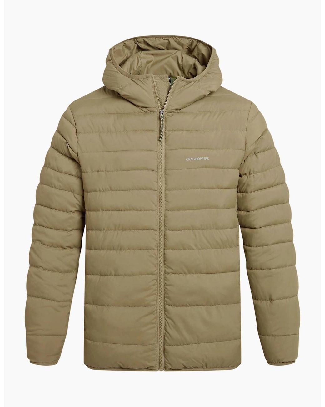 Craghoppers Gray Compresslite Ix Hooded Padded Jacket for men
