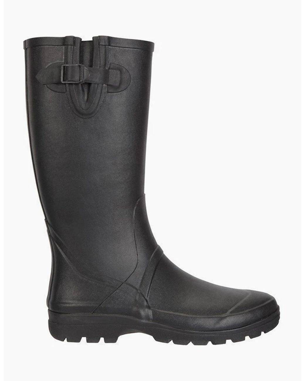 Mountain Warehouse Black Rubber Wellington Boots for men