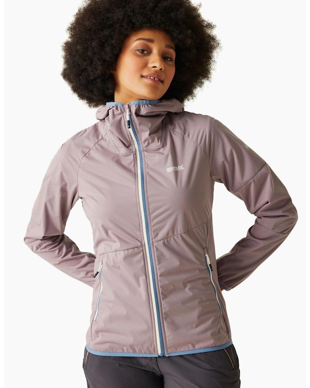 Regatta Purple Ladies Tarvos Vi Waterproof Jacket