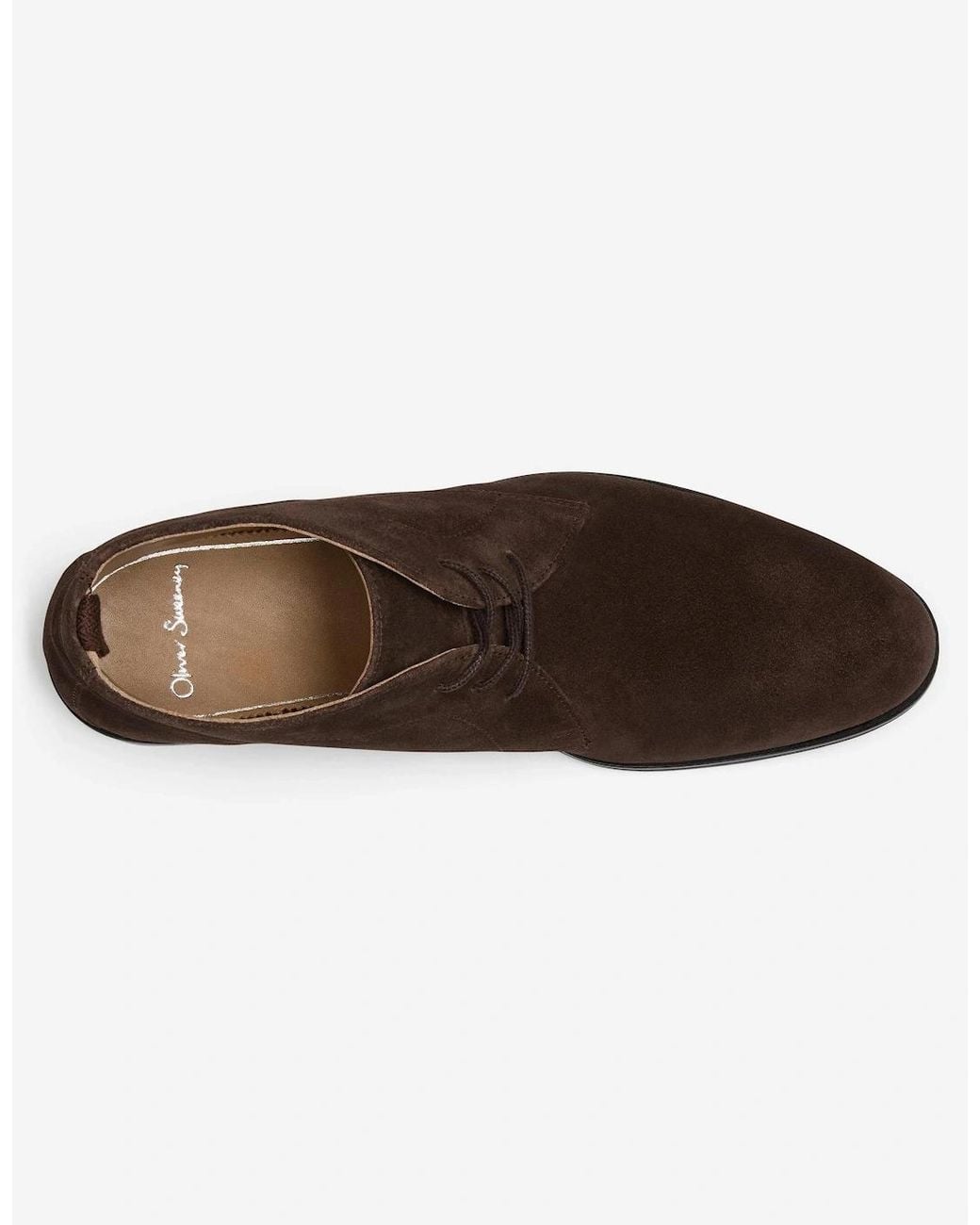 Oliver Sweeney Brown Silverdale Suede Chukka Boots for men