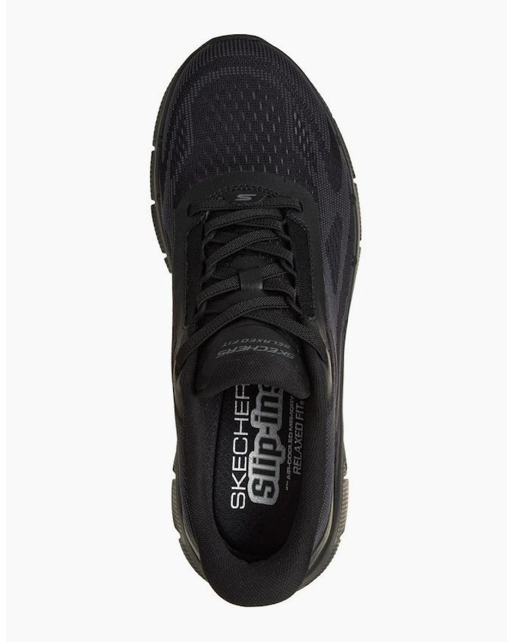 Skechers Black Relaxed Fit Flex Zayder Trainers for men