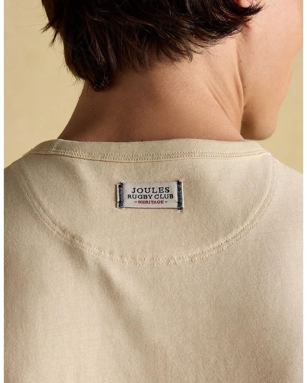 Joules Natural Rugby Club Tee T-Shirts for men