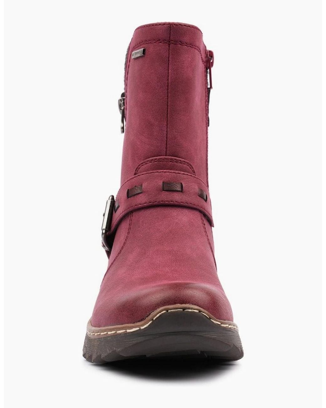 Lunar Red Haley Ankle Boots
