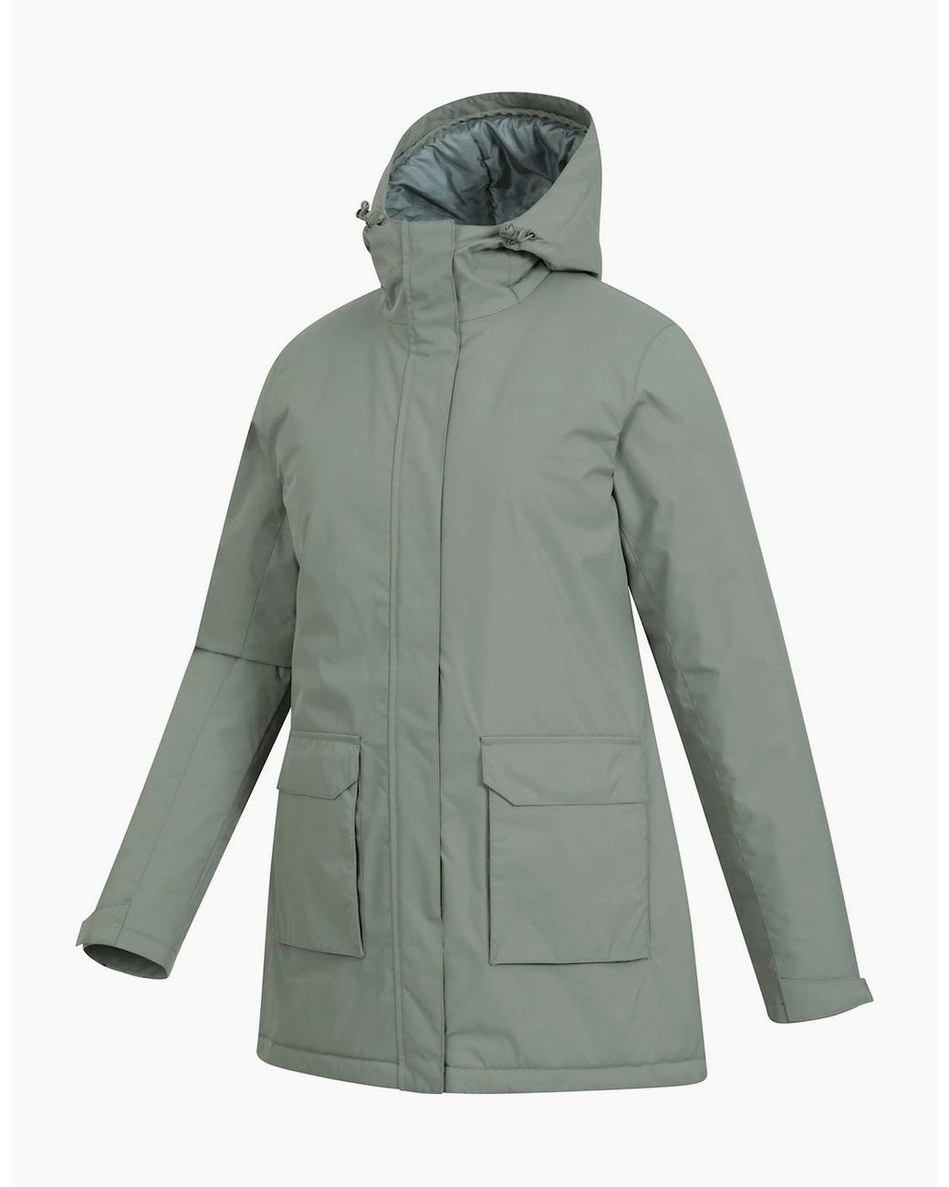 Mountain Warehouse Gray Ladies Ranger Water Resistant Padded Parka