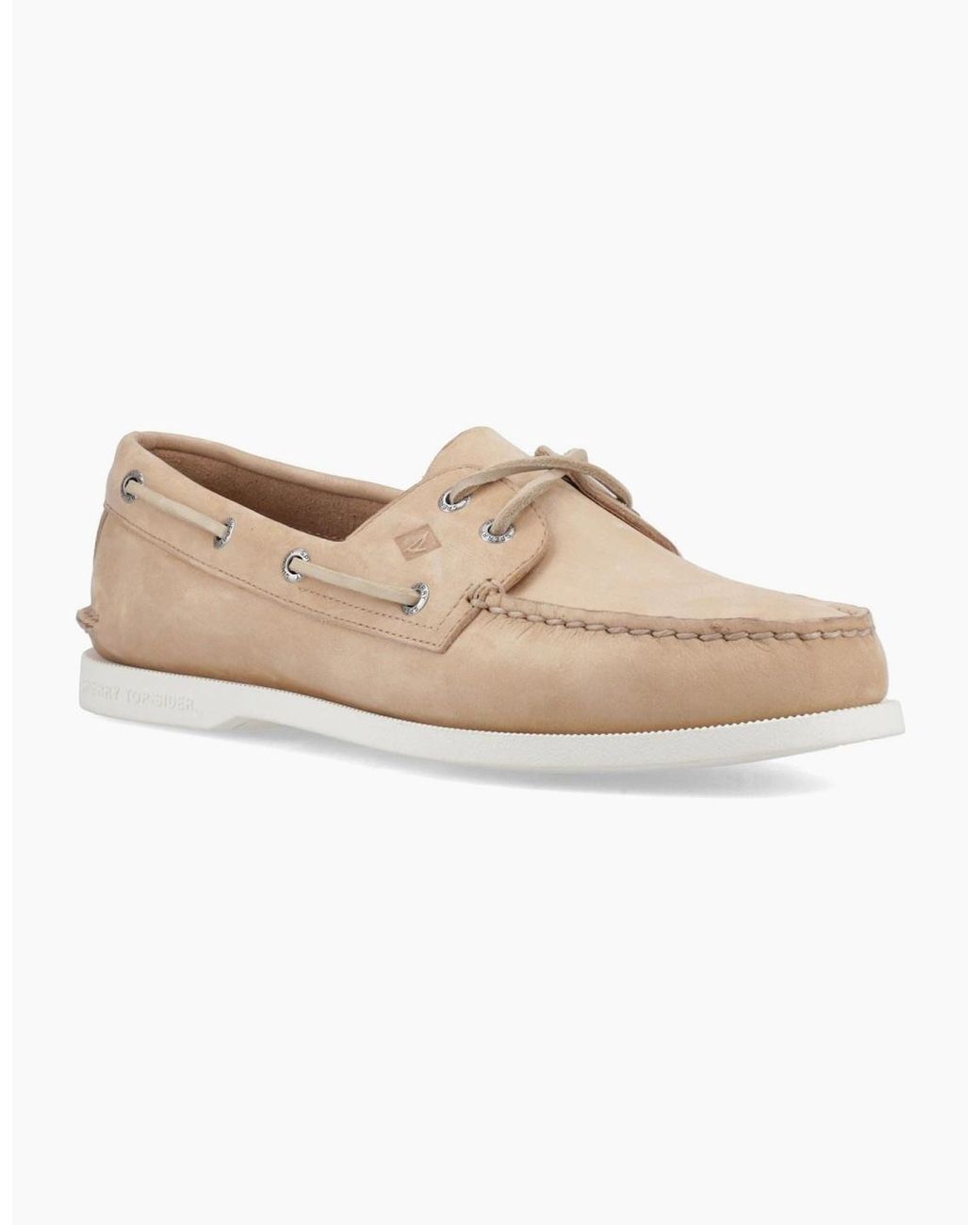Sperry Top-Sider White Authentic Original 2-Eye Boat Shoes for men