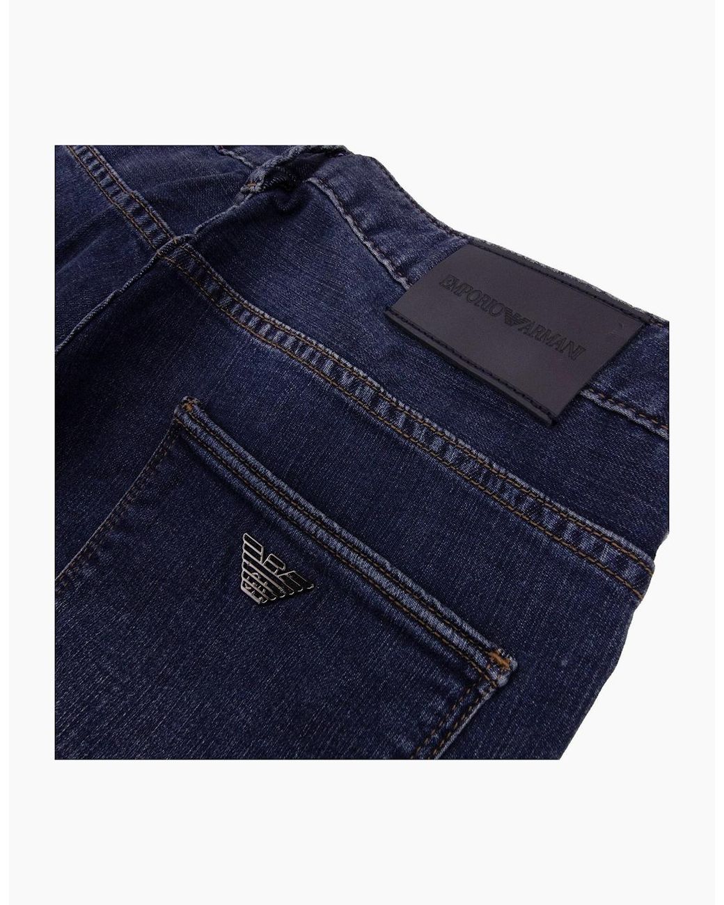 Emporio Armani Blue J06 Slim Fit Light Weight Jean Medium for men