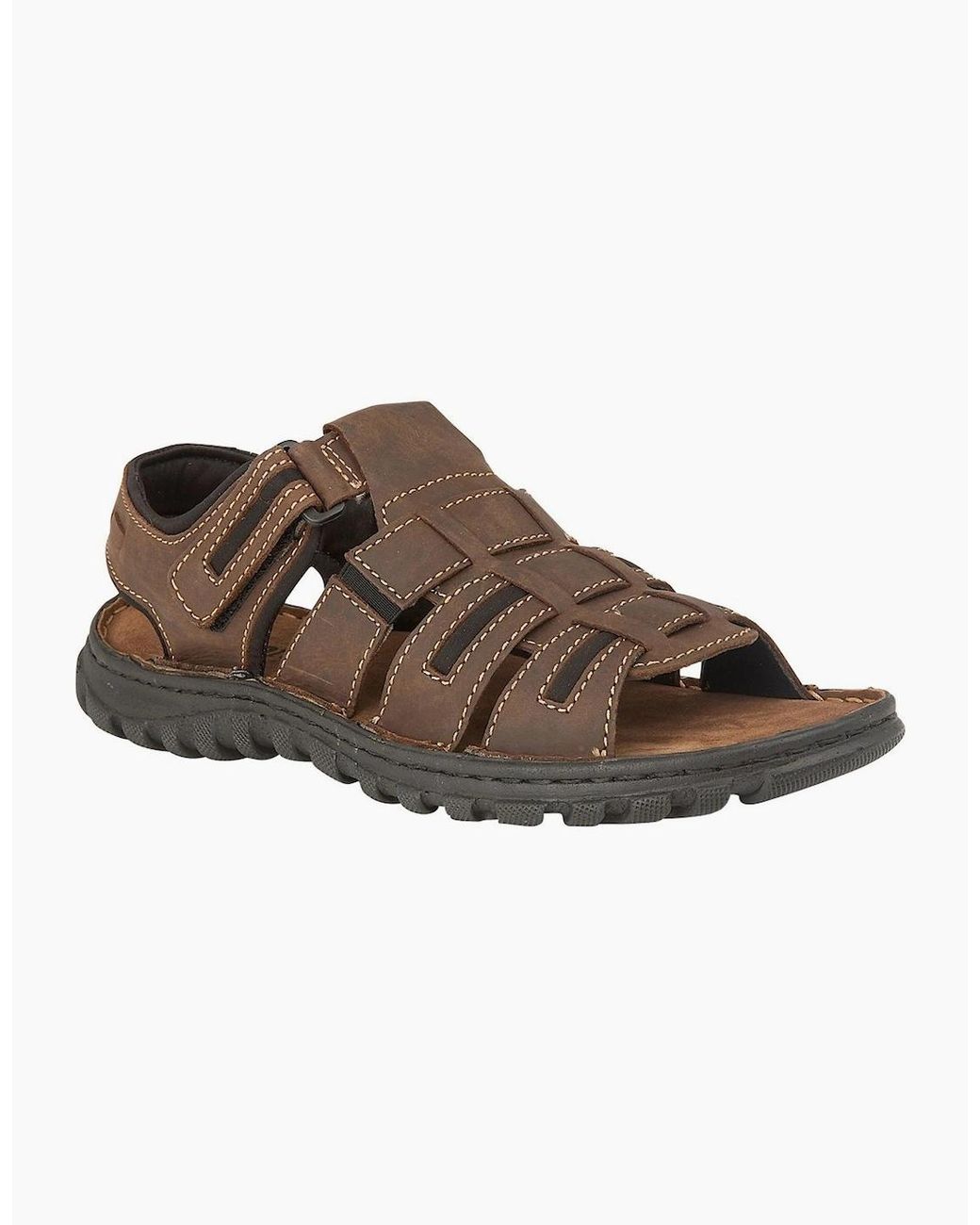 Lotus Brown Dylan Sandals for men