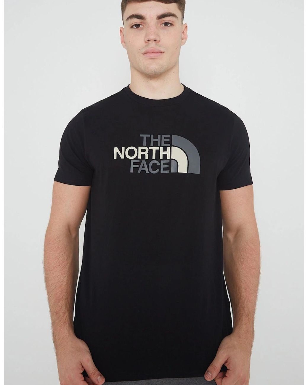 The North Face Black Easy Tee Short Sleeve T-Shirt for men