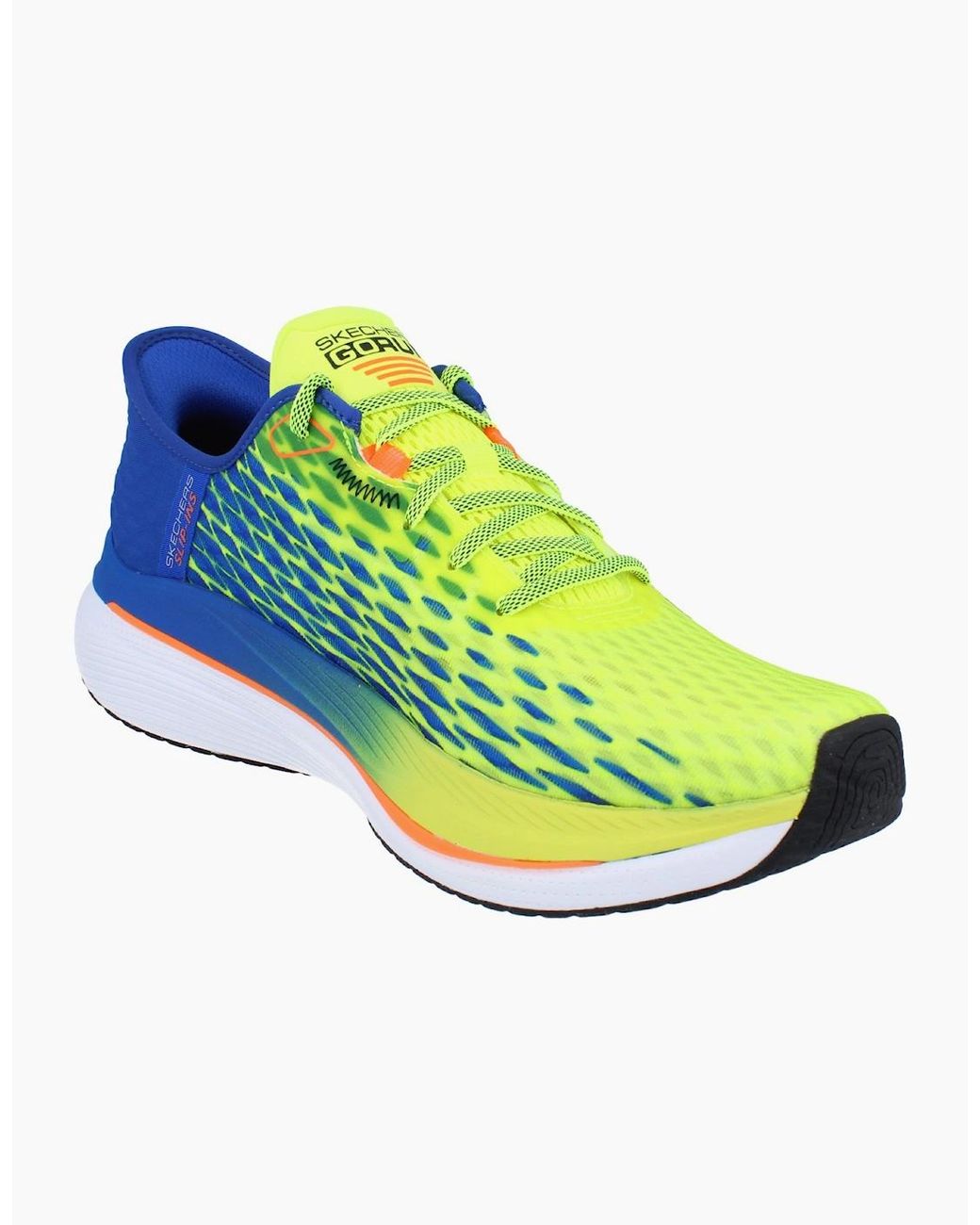 Skechers Green Slip Ins Max Cushioning Propulsion Running Trainers 220510 Shoes Ylbl for men