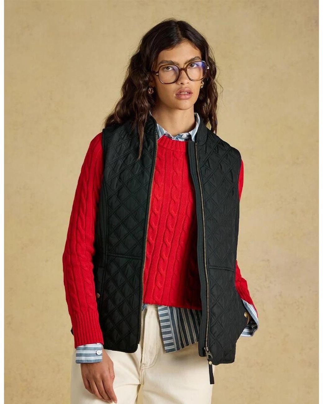 Joules Black Minx Gilets