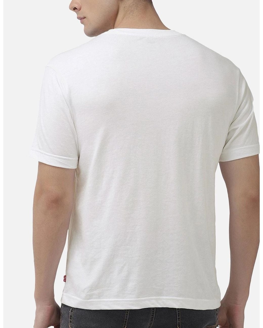 Levi's Gray Levi's T Shirt Casual Cotton Summer Top for men