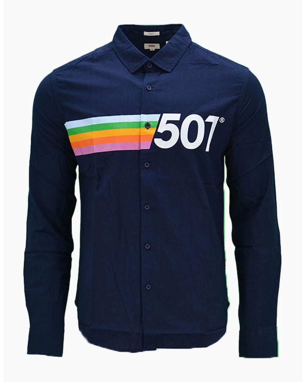 Levi's Blue Levi's Shirts Cotton Long Sleeve Summer Shirt for men