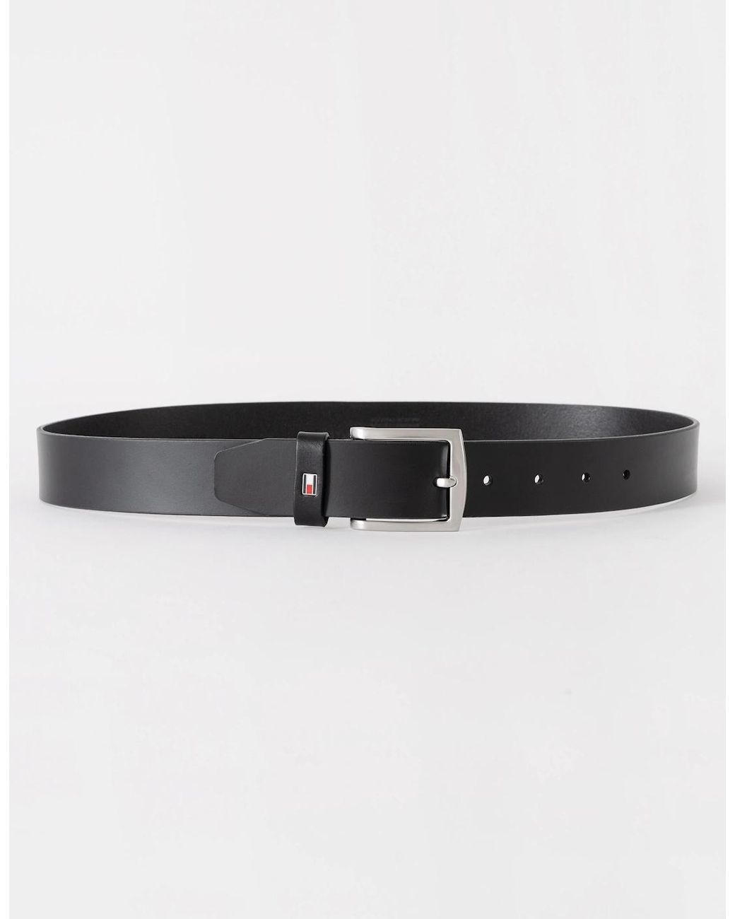 Tommy Hilfiger Black Denton Belt 3.5Cm for men