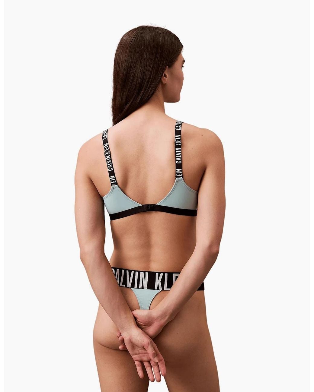 Calvin Klein Blue Intense Power Lightly Lined Bralette, Ether